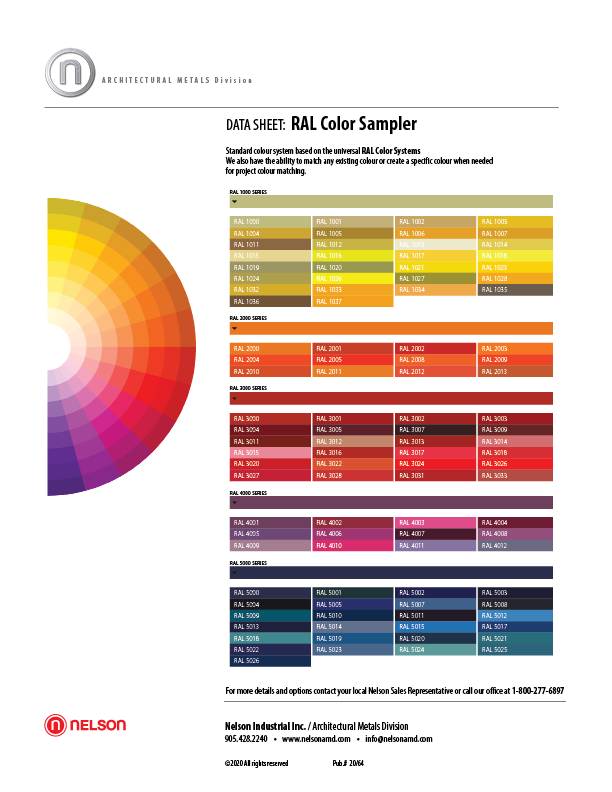 RAL Color Sampler