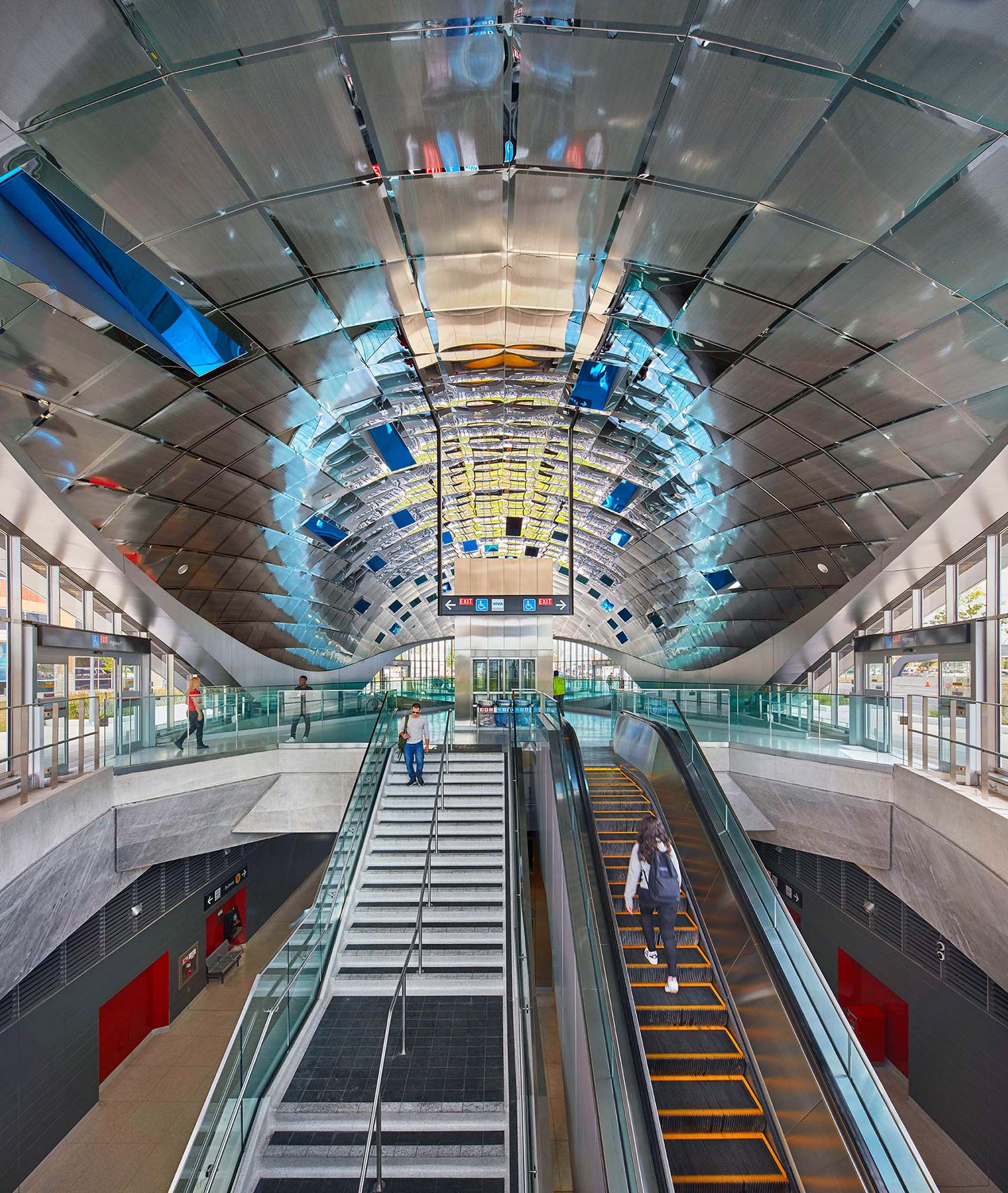 Vaughan Metropolitan Centre Station Ceiling