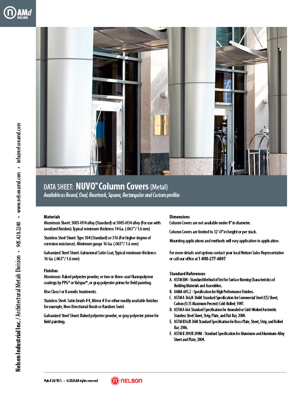 Nuvo Column Covers