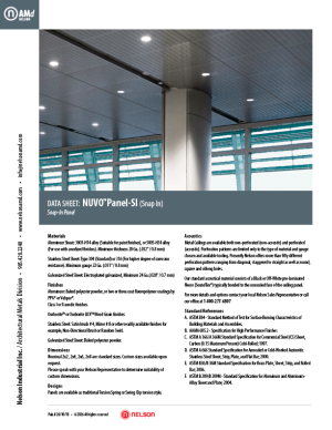 NUVO Panel SI (Snap-In)
