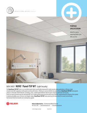 NUVO Panel-TSP WT