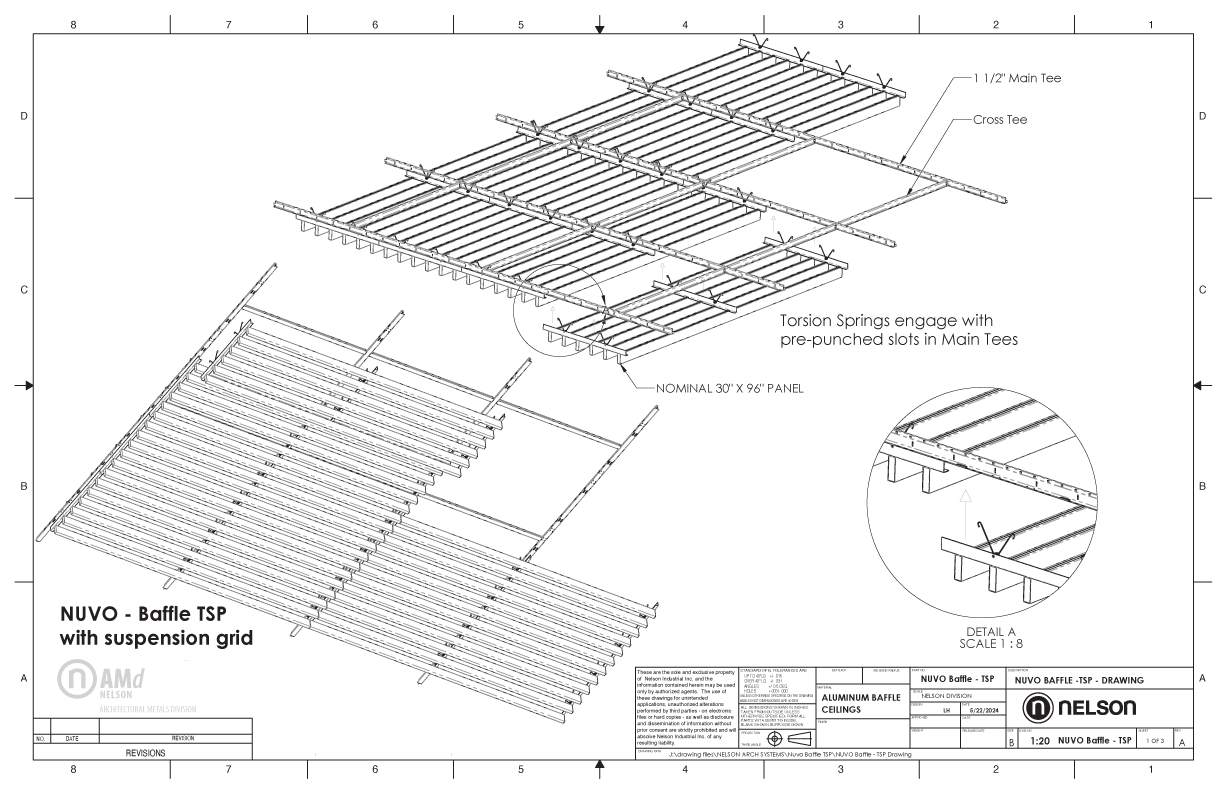 NUVO Baffle Panel-TSP 1-3