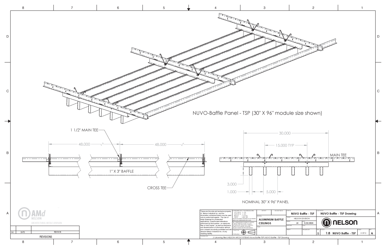 NUVO Baffle Panel-TSP 3