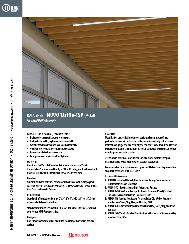 Nuvo Baffle-TSP